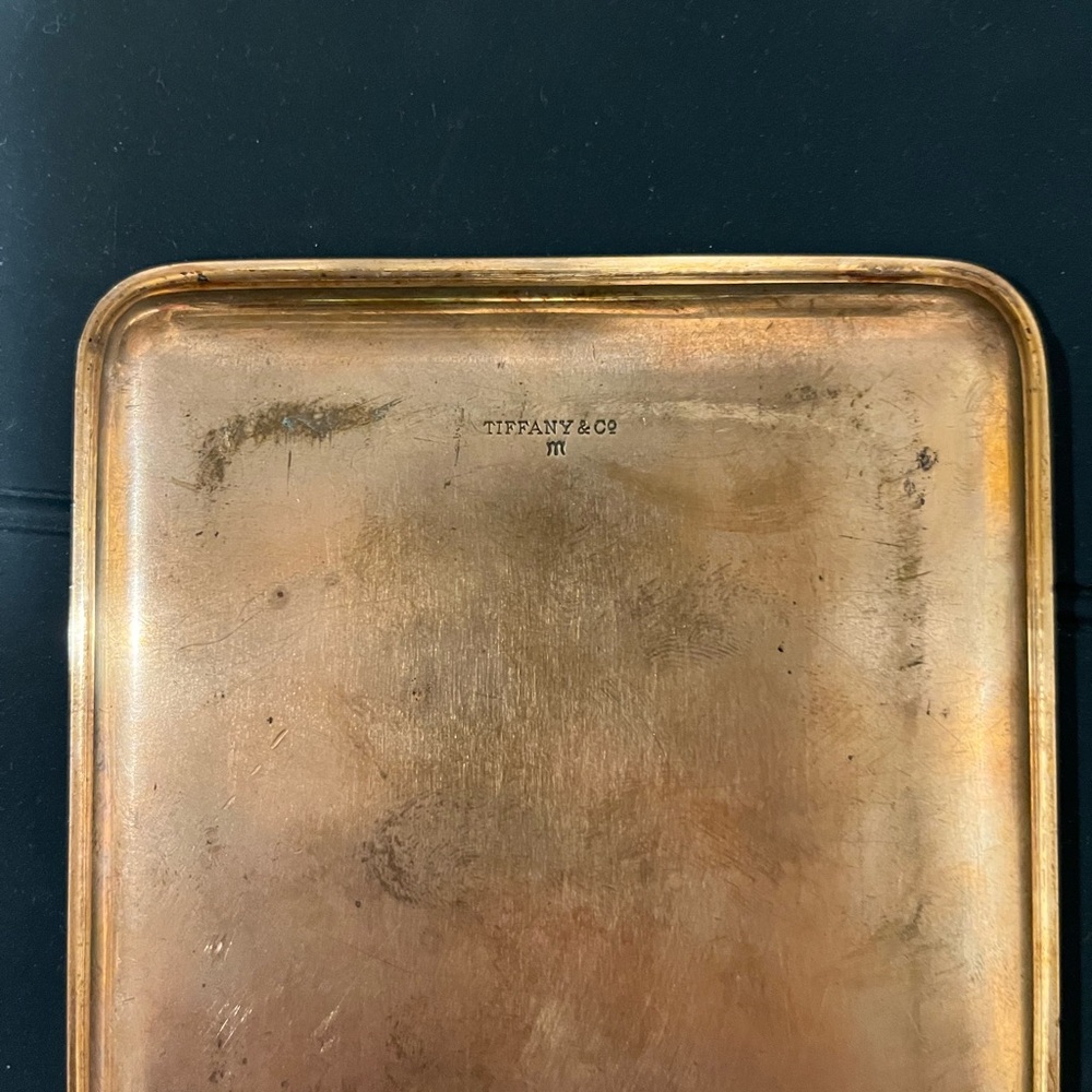 Tiffany & Co Reverse Etched Copper Invitation Plate - Picture 3 of 7